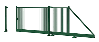 portail industriel barreaudé